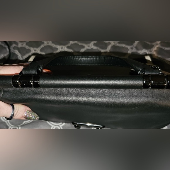 **WOW*SALE** COACH Black Leather W/Snakeskin DRIFTER Crossbody - Picture 16 of 16